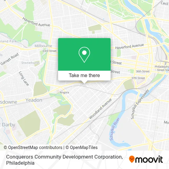 Conquerors Community Development Corporation map