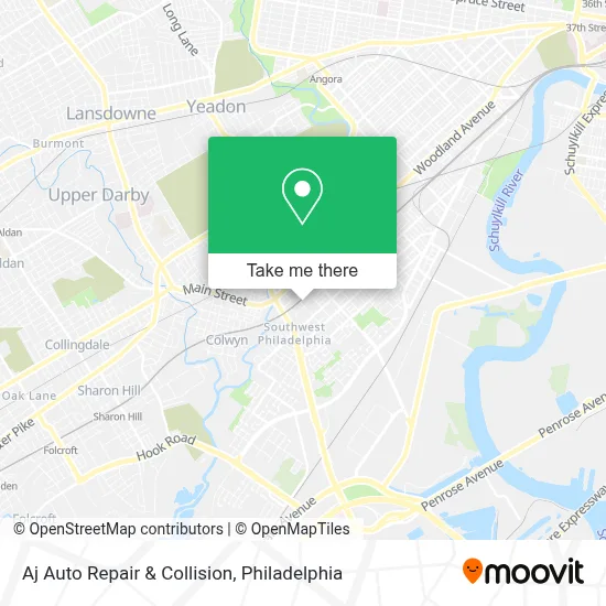 Aj Auto Repair & Collision map