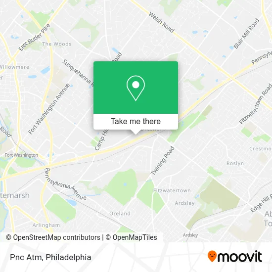 Pnc Atm map