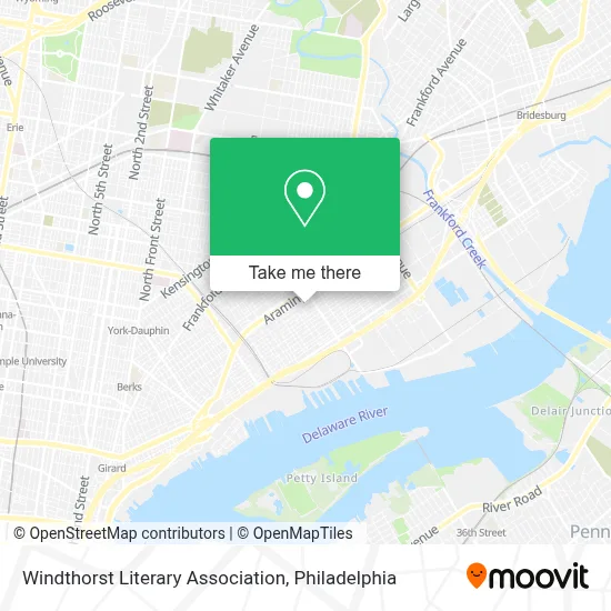 Windthorst Literary Association map