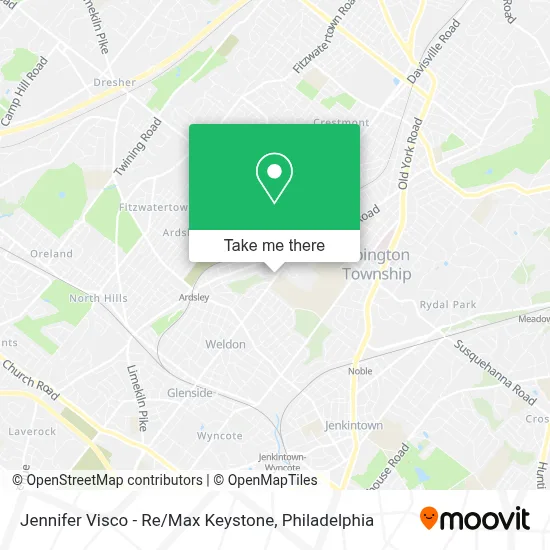 Jennifer Visco - Re / Max Keystone map