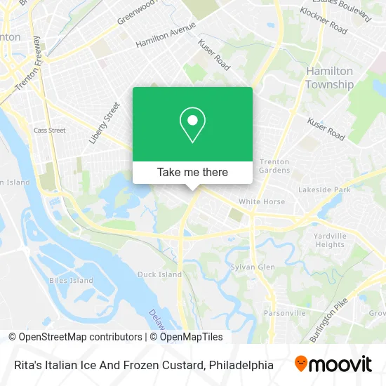 Rita's Italian Ice And Frozen Custard map