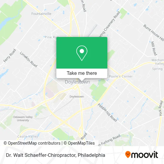 Dr. Walt Schaeffer-Chiropractor map