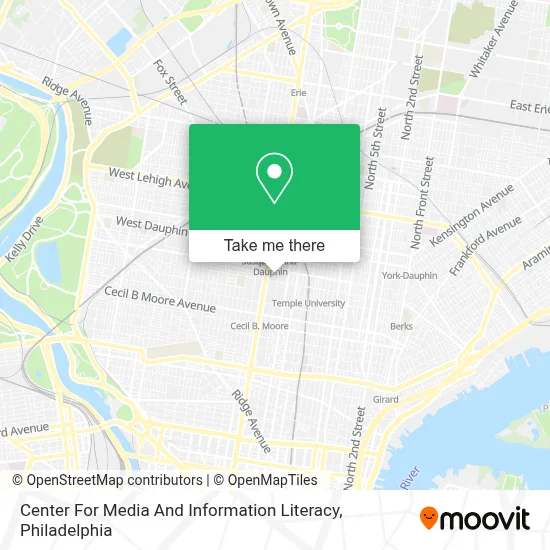 Center For Media And Information Literacy map