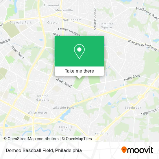 Demeo Baseball Field map