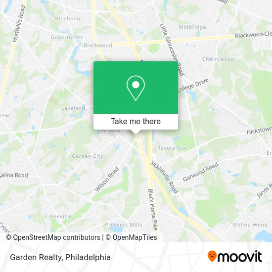 Garden Realty map