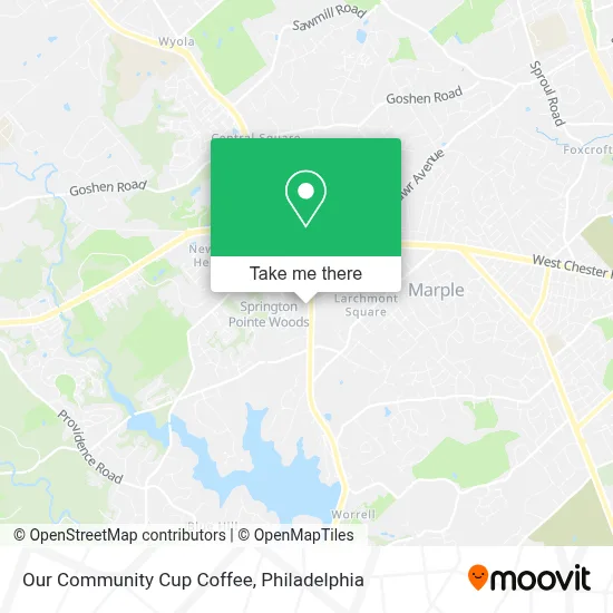 Our Community Cup Coffee map