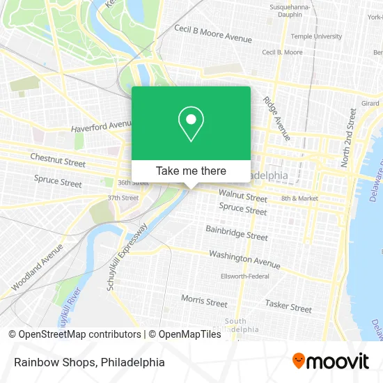 Rainbow Shops map