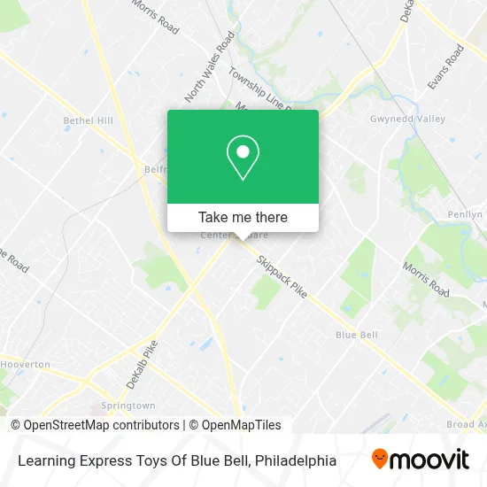 Learning Express Toys Of Blue Bell map