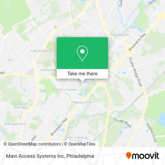 Main Access Systems Inc map