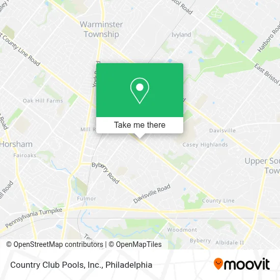Country Club Pools, Inc. map