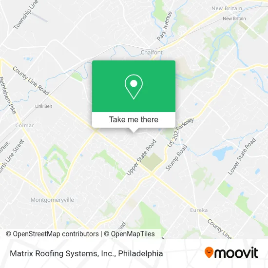 Matrix Roofing Systems, Inc. map