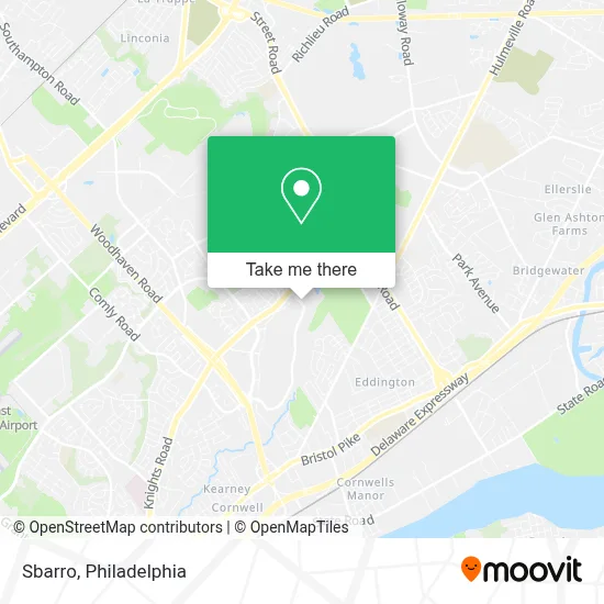 Sbarro map