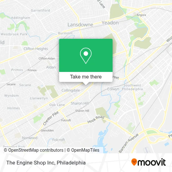 The Engine Shop Inc map