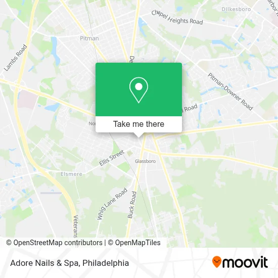 Adore Nails & Spa map