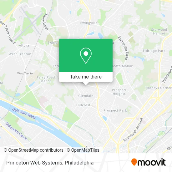 Princeton Web Systems map