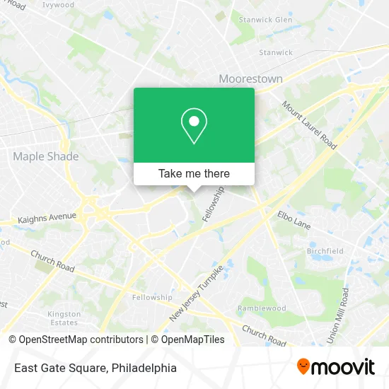 East Gate Square map