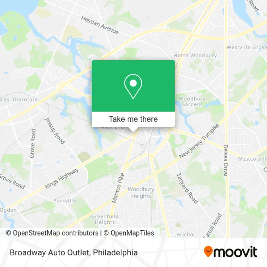 Broadway Auto Outlet map