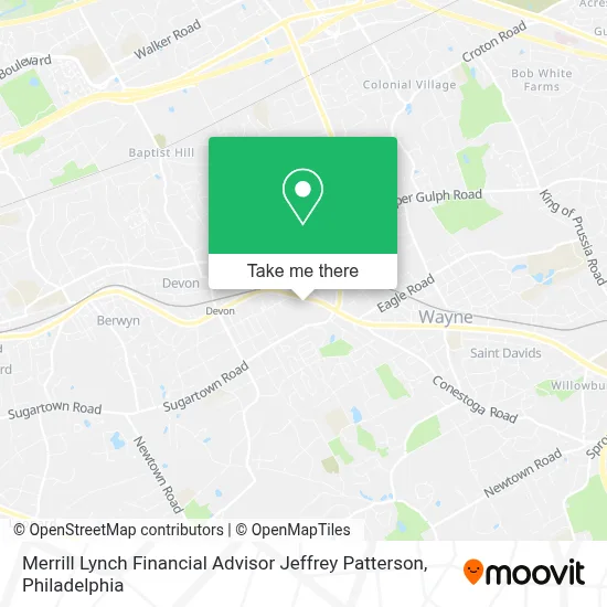 Merrill Lynch Financial Advisor Jeffrey Patterson map