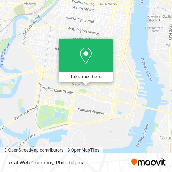 Total Web Company map