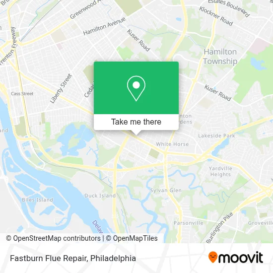 Fastburn Flue Repair map