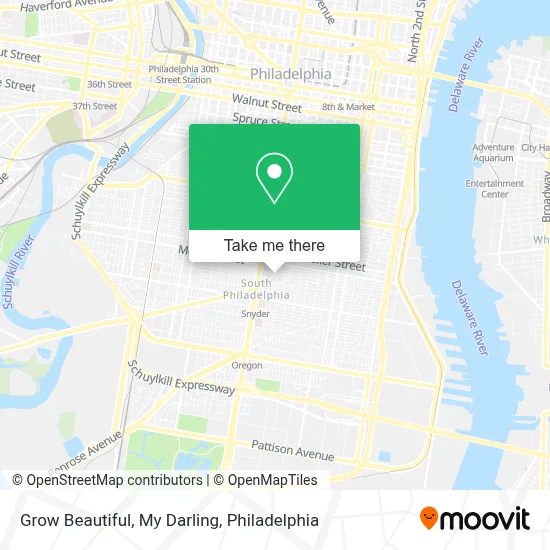 Grow Beautiful, My Darling map