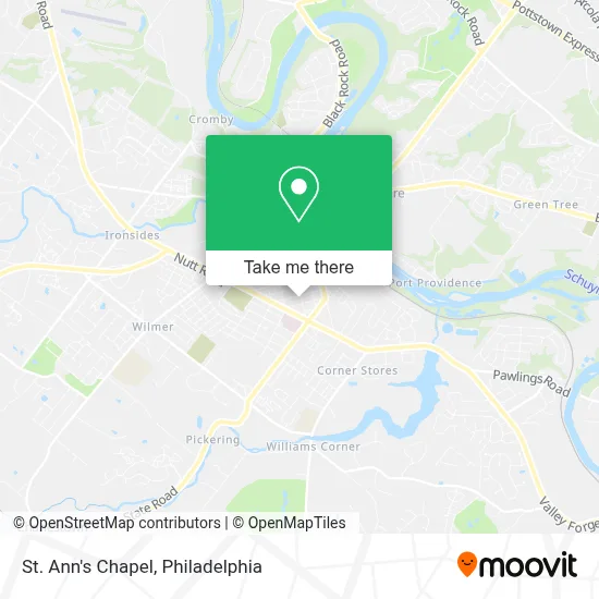 St. Ann's Chapel map