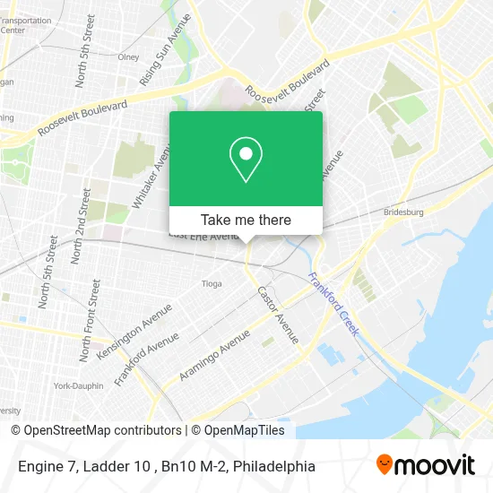 Engine 7, Ladder 10 , Bn10 M-2 map