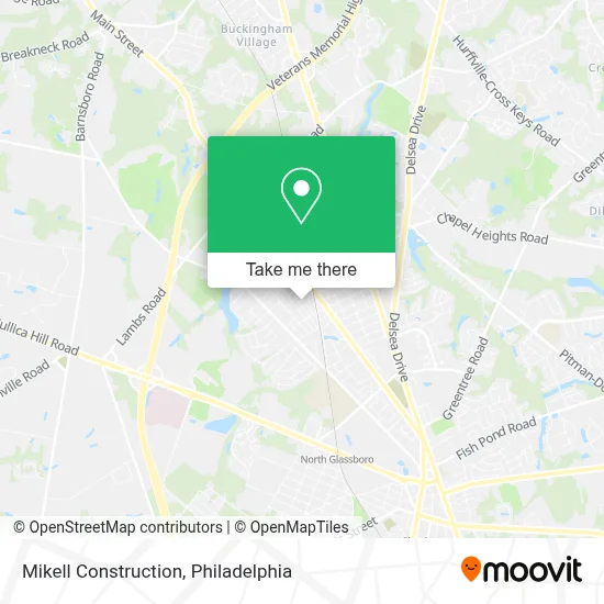 Mikell Construction map
