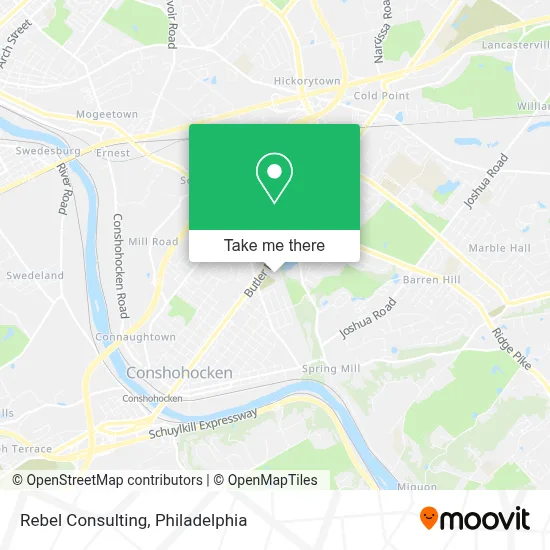 Rebel Consulting map
