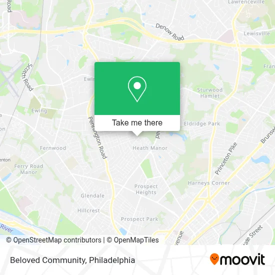 Beloved Community map