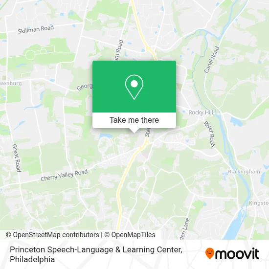 Princeton Speech-Language & Learning Center map