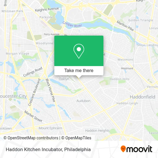 Haddon Kitchen Incubator map