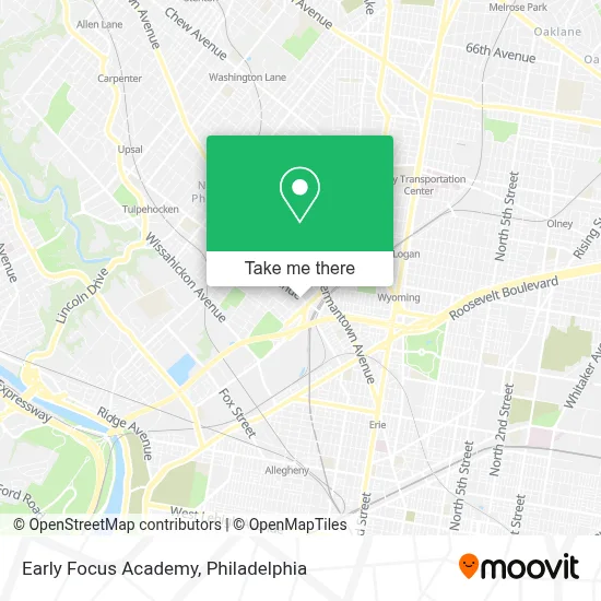 Early Focus Academy map