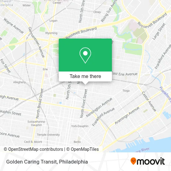 Golden Caring Transit map