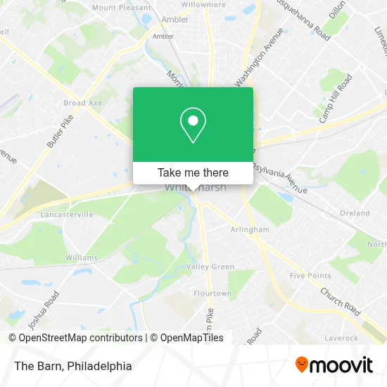 The Barn map