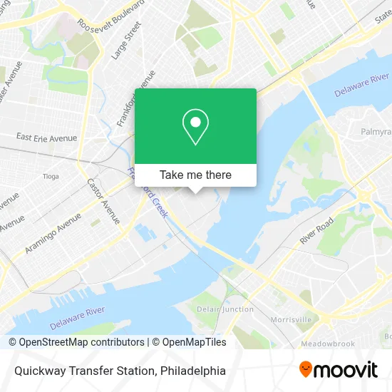 Quickway Transfer Station map