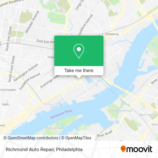 Richmond Auto Repair map