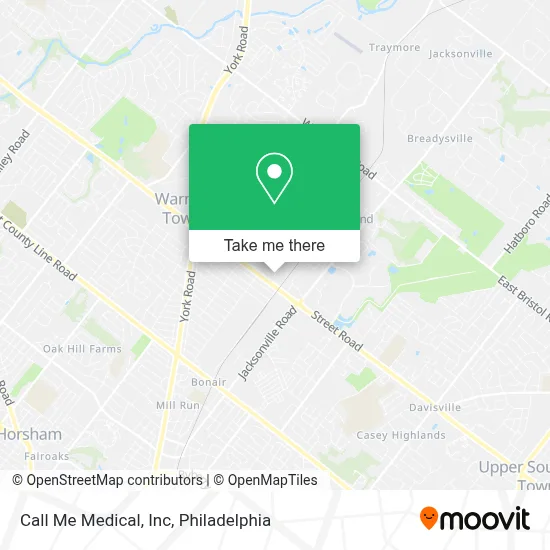 Call Me Medical, Inc map