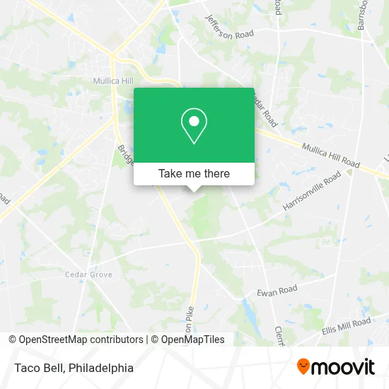 Taco Bell map