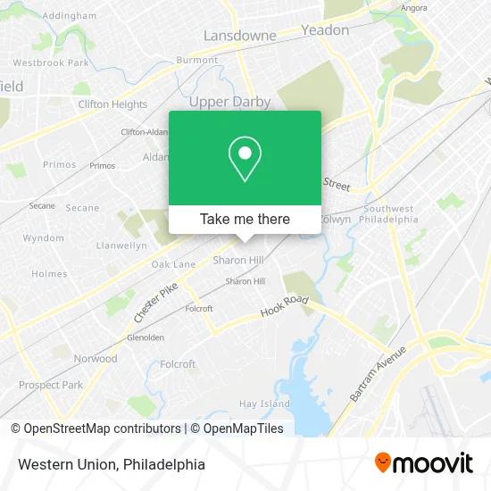 Western Union map