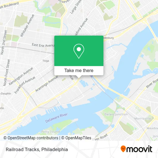 Railroad Tracks map