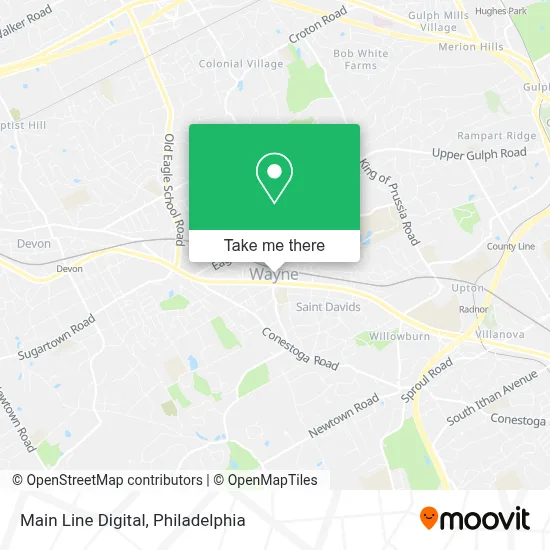 Main Line Digital map