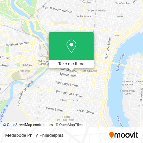 Medabode Philly map