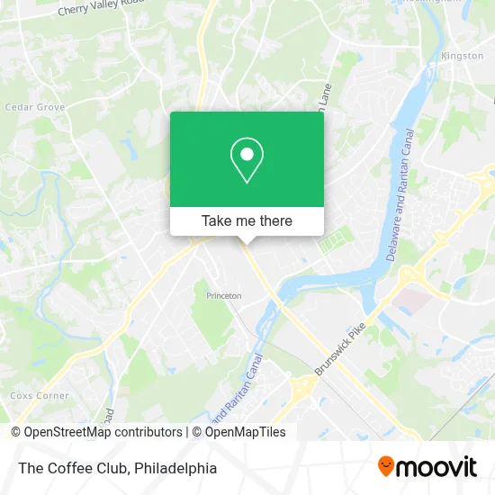 The Coffee Club map