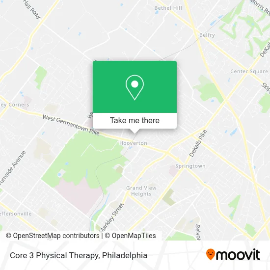 Core 3 Physical Therapy map