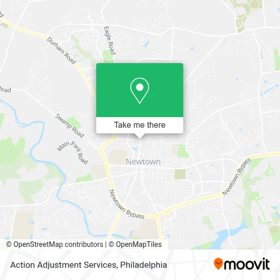 Action Adjustment Services map