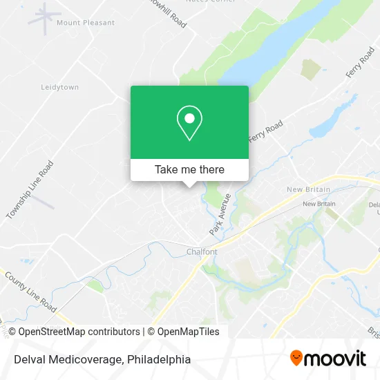 Delval Medicoverage map