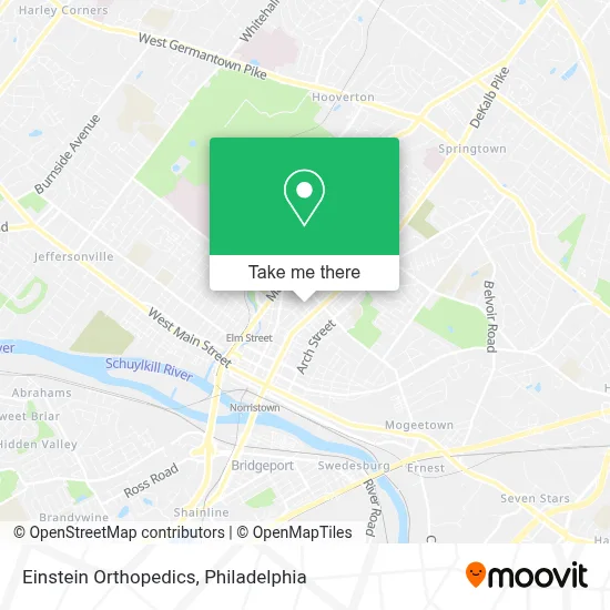 Einstein Orthopedics map