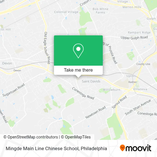 Mingde Main Line Chinese School map